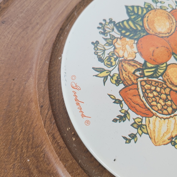 GOODWOOD crackers and cheese wooden platter with glass dome - Picture 3 of 8